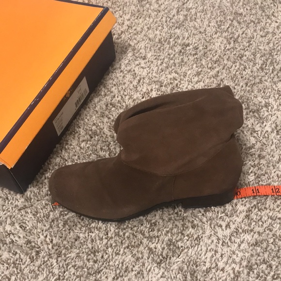 Arturo Chiang Suede Slouch Boots - Coffee - Picture 5 of 6